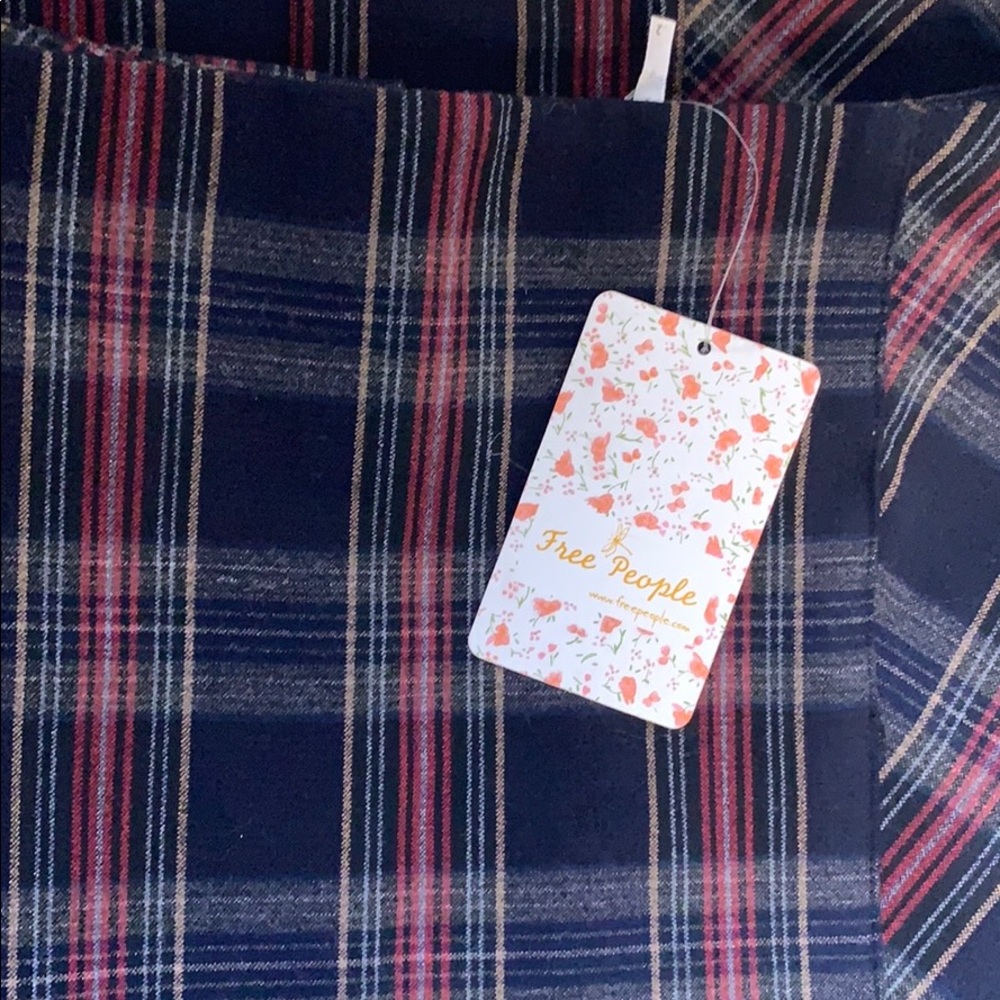 FREE PEOPLE ‘See You Glow’ Plaid Skirt Size 2 - Picture 5 of 8